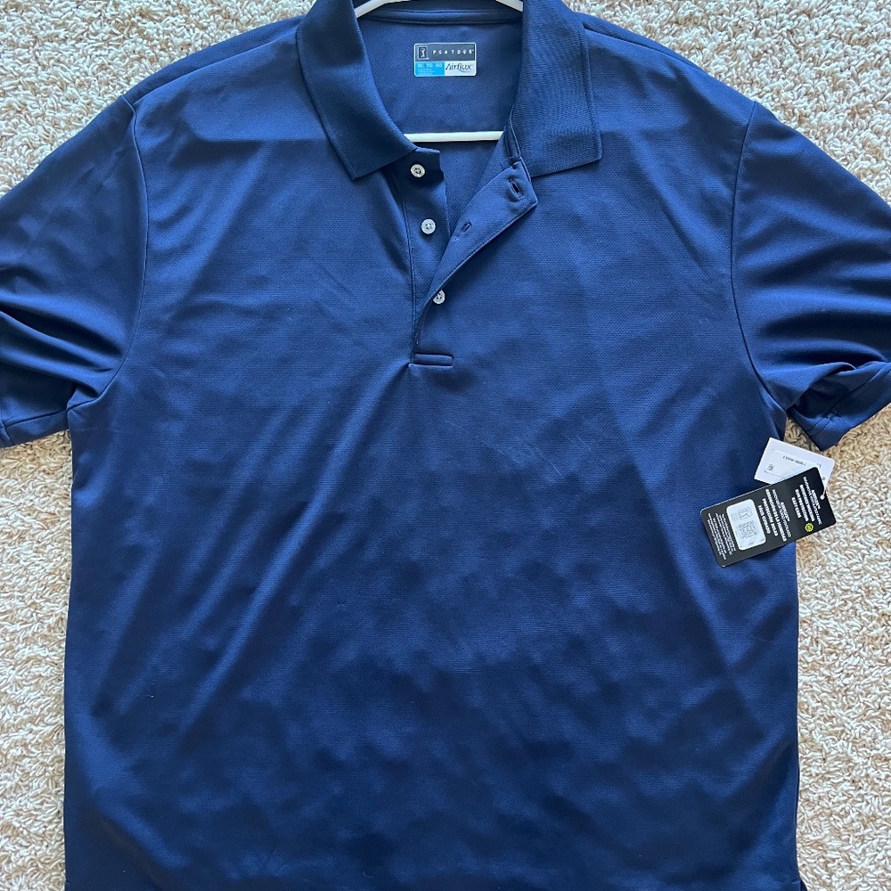 MENS SS PGA Tour Airflux Golf Polo New with tags size XL